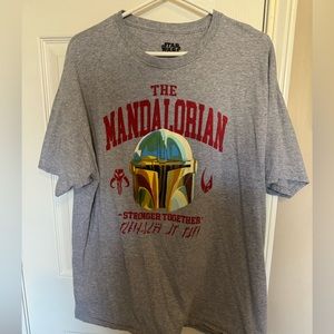 Excellent condition Mandalorian Star Wars shirt from Hot Topic, size XL